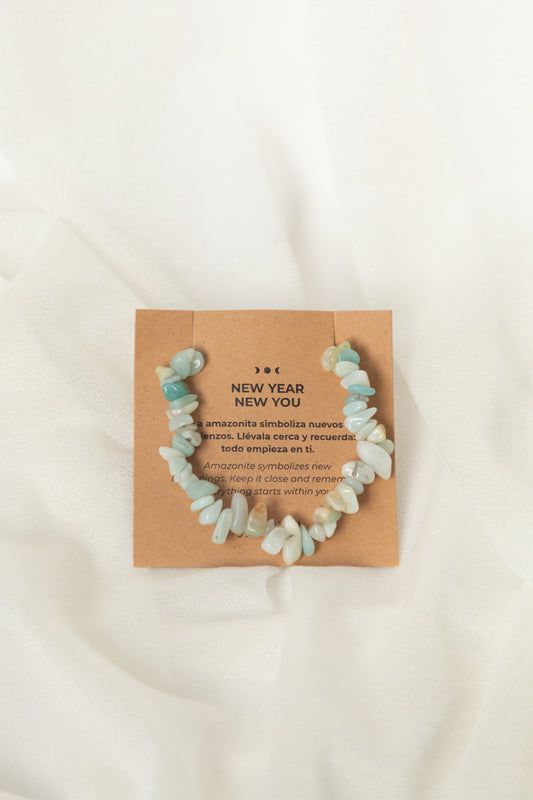 PULSERA AMAZONITA DE REGALO