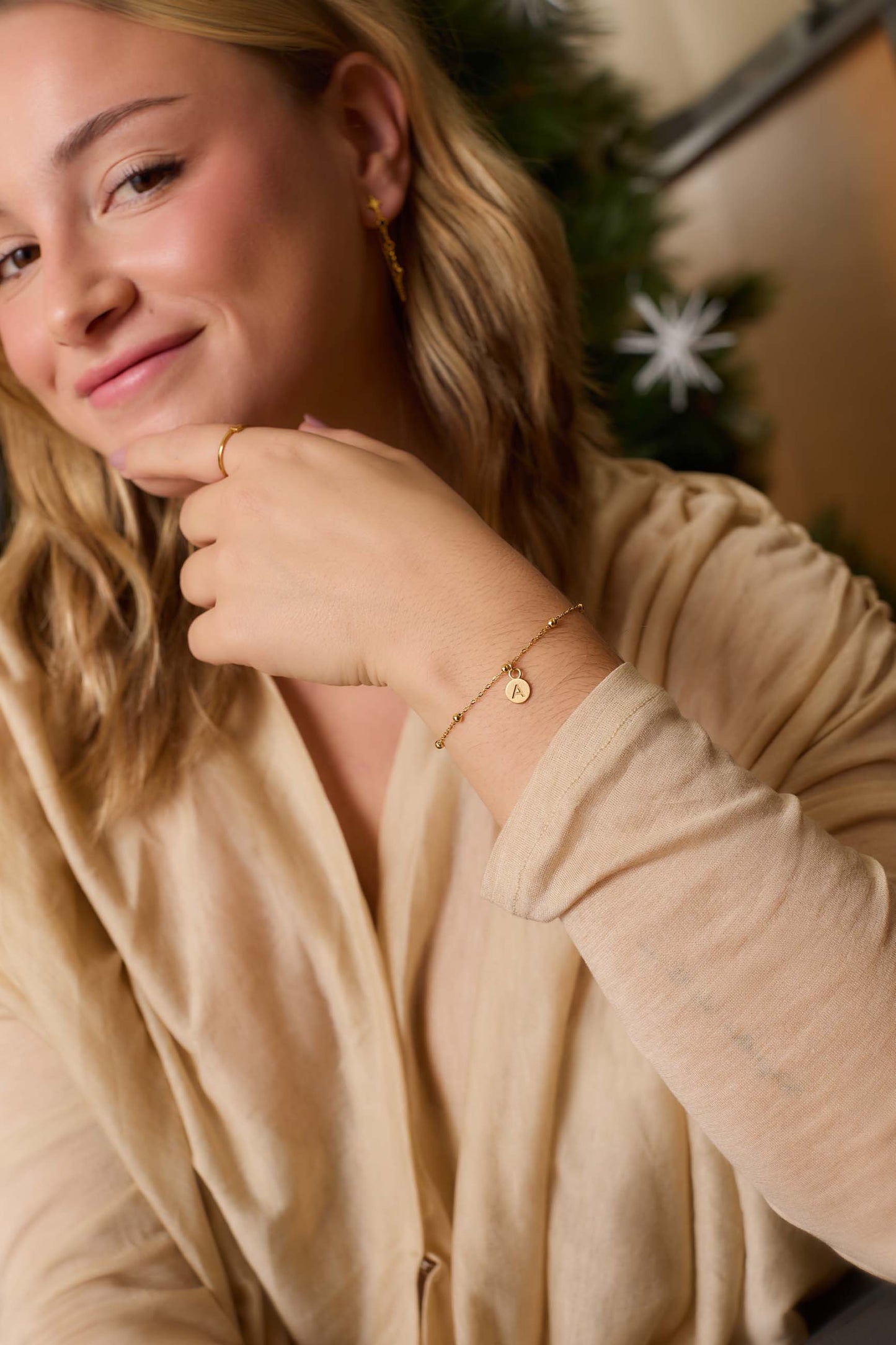 PULSERA TIGAT BAÑADA EN ORO