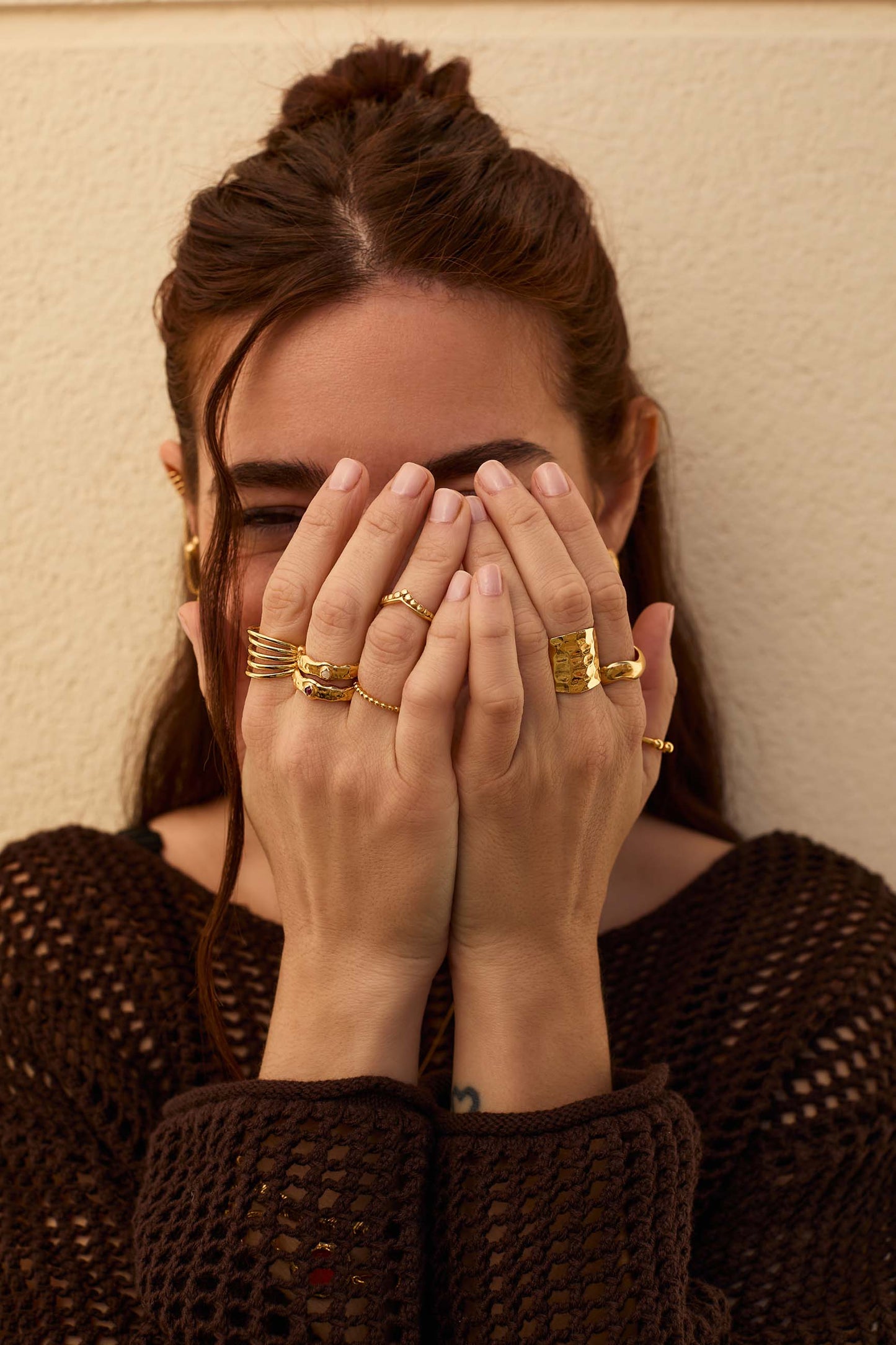 ANILLO DIYA BAÑADO EN ORO