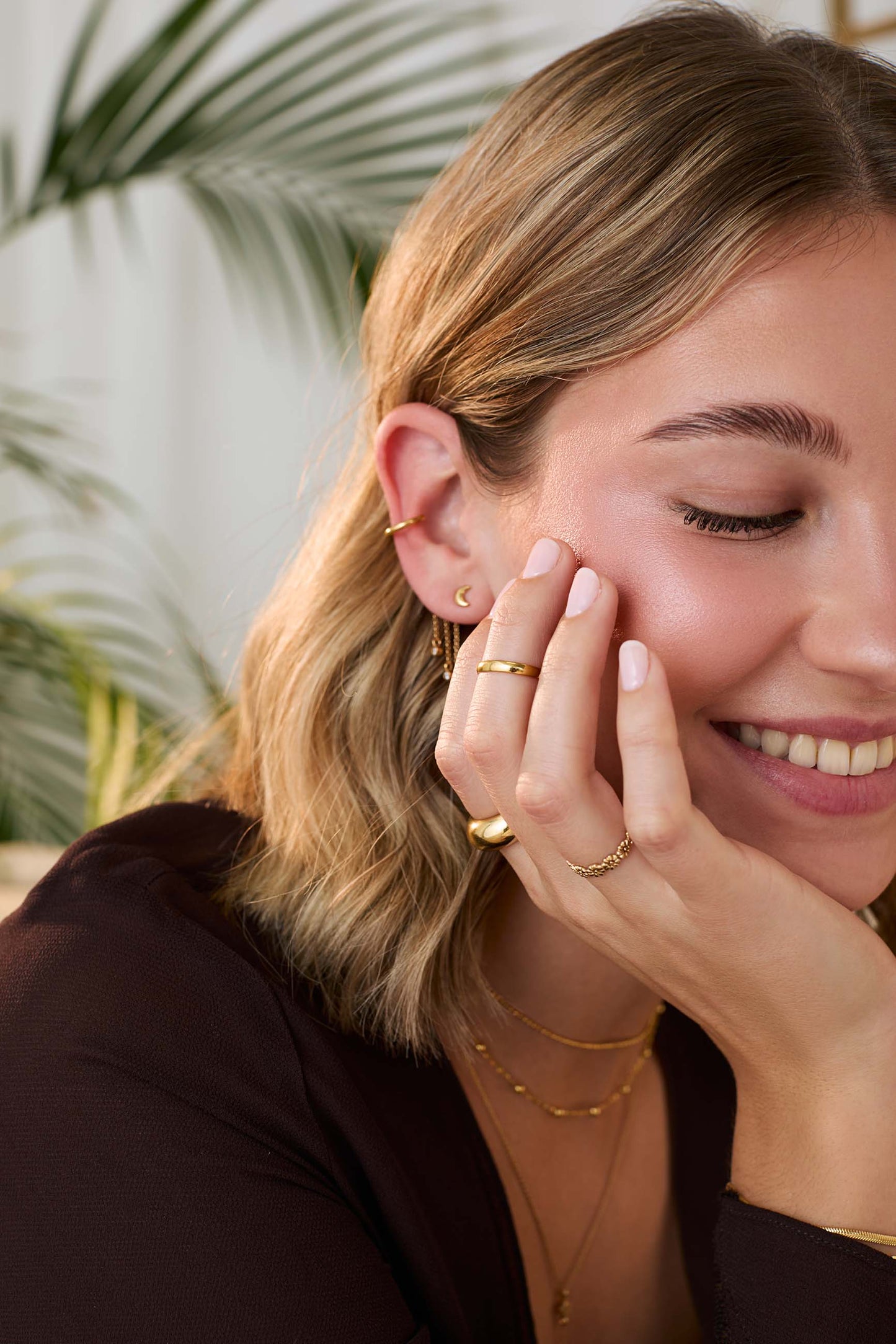 ANILLO SARALA BAÑADO EN ORO
