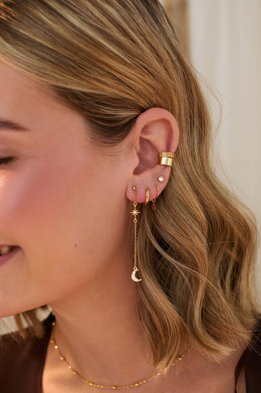 EAR CUFF KANEE BAÑADO EN ORO