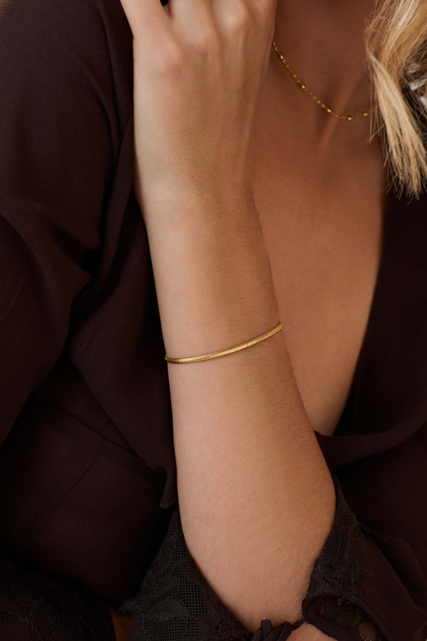 PULSERA SOHAN BAÑADA EN ORO