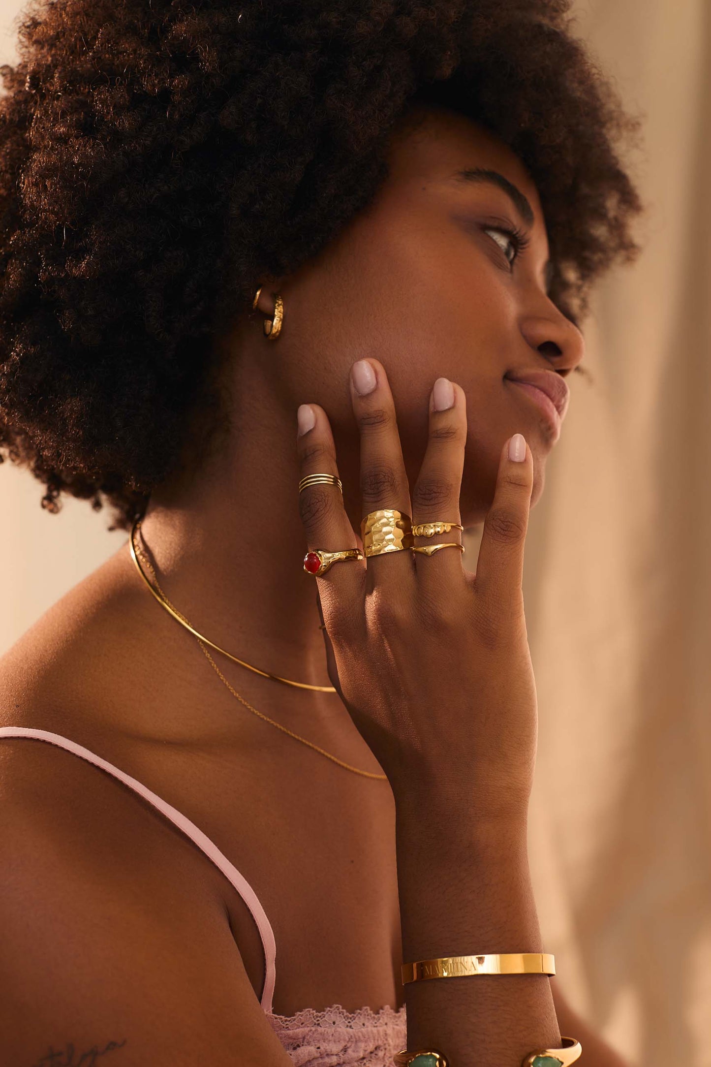 ANILLO MUSKAN BAÑADO EN ORO