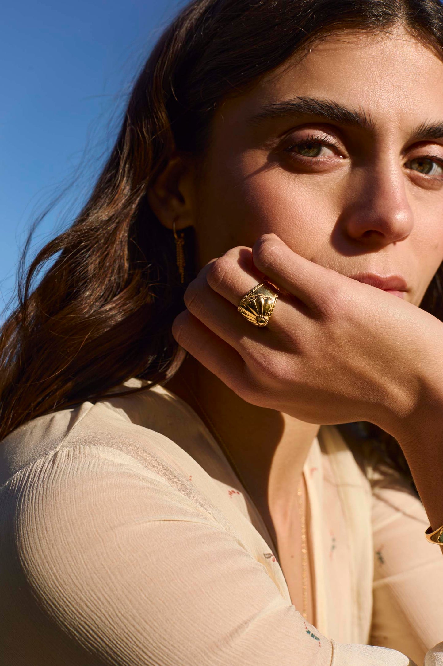 JATIYA RING GOLD PLATED