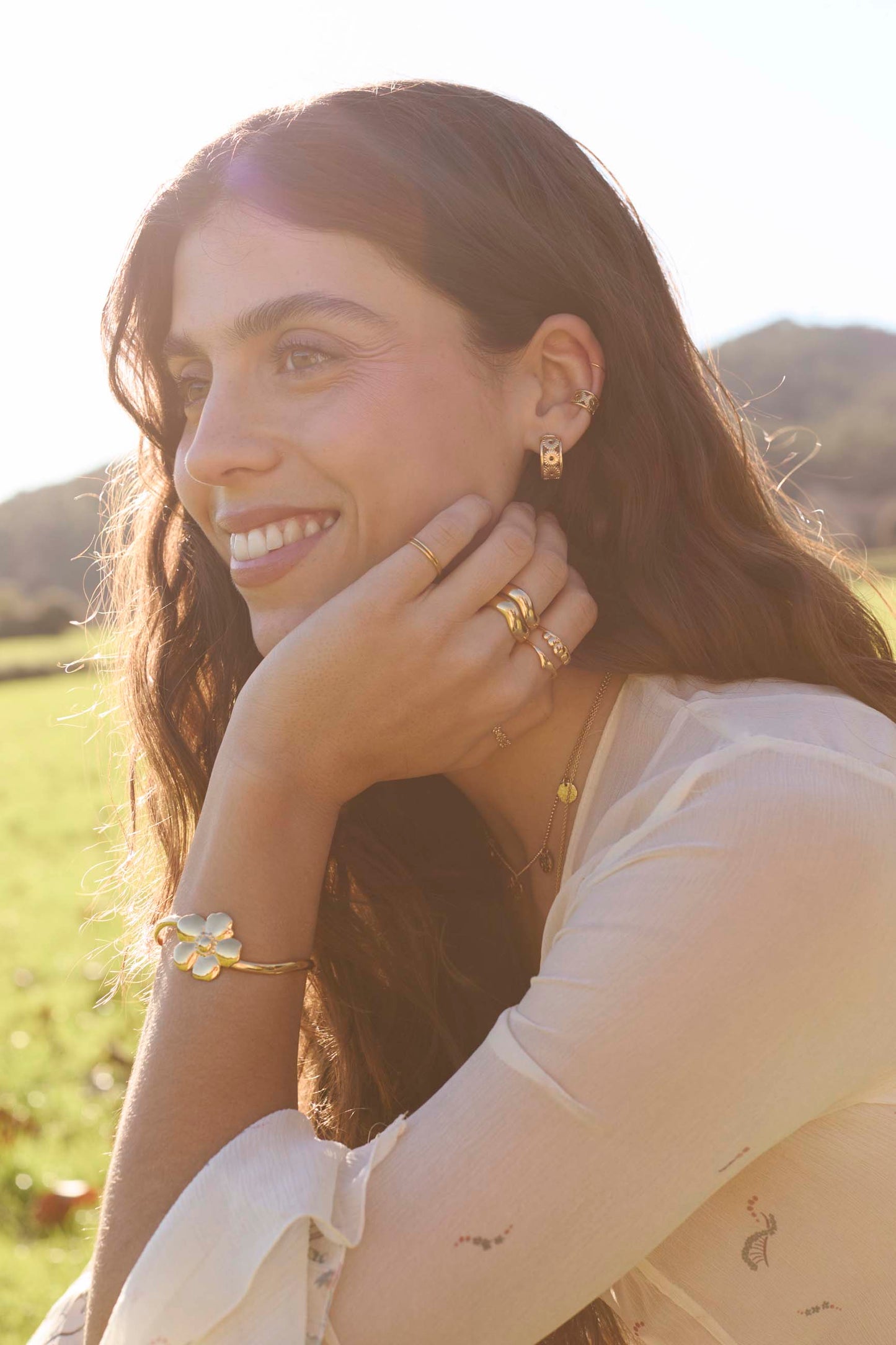 ANILLO MUSKAN BAÑADO EN ORO