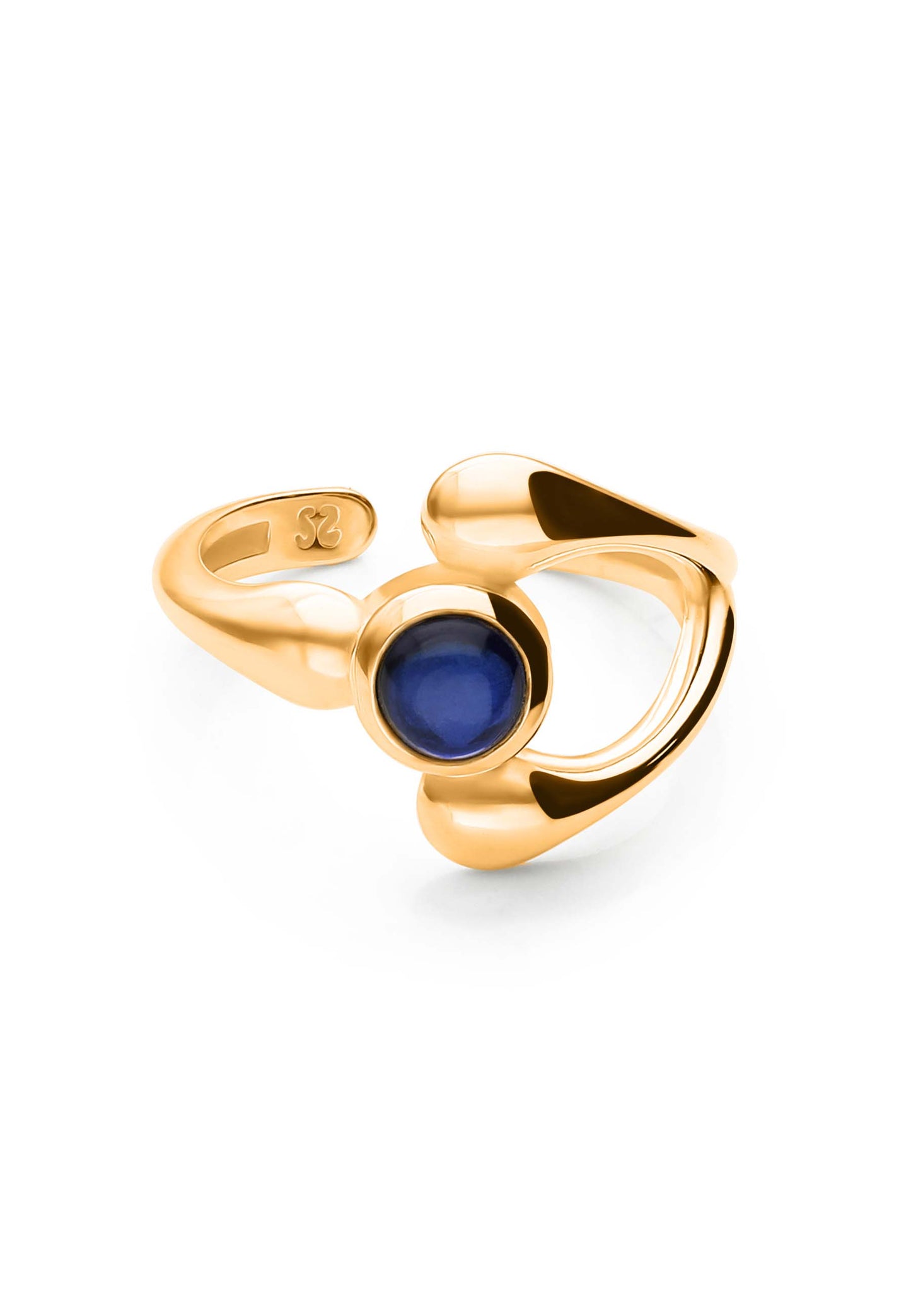 ANILLO AVIKAR BAÑADO EN ORO