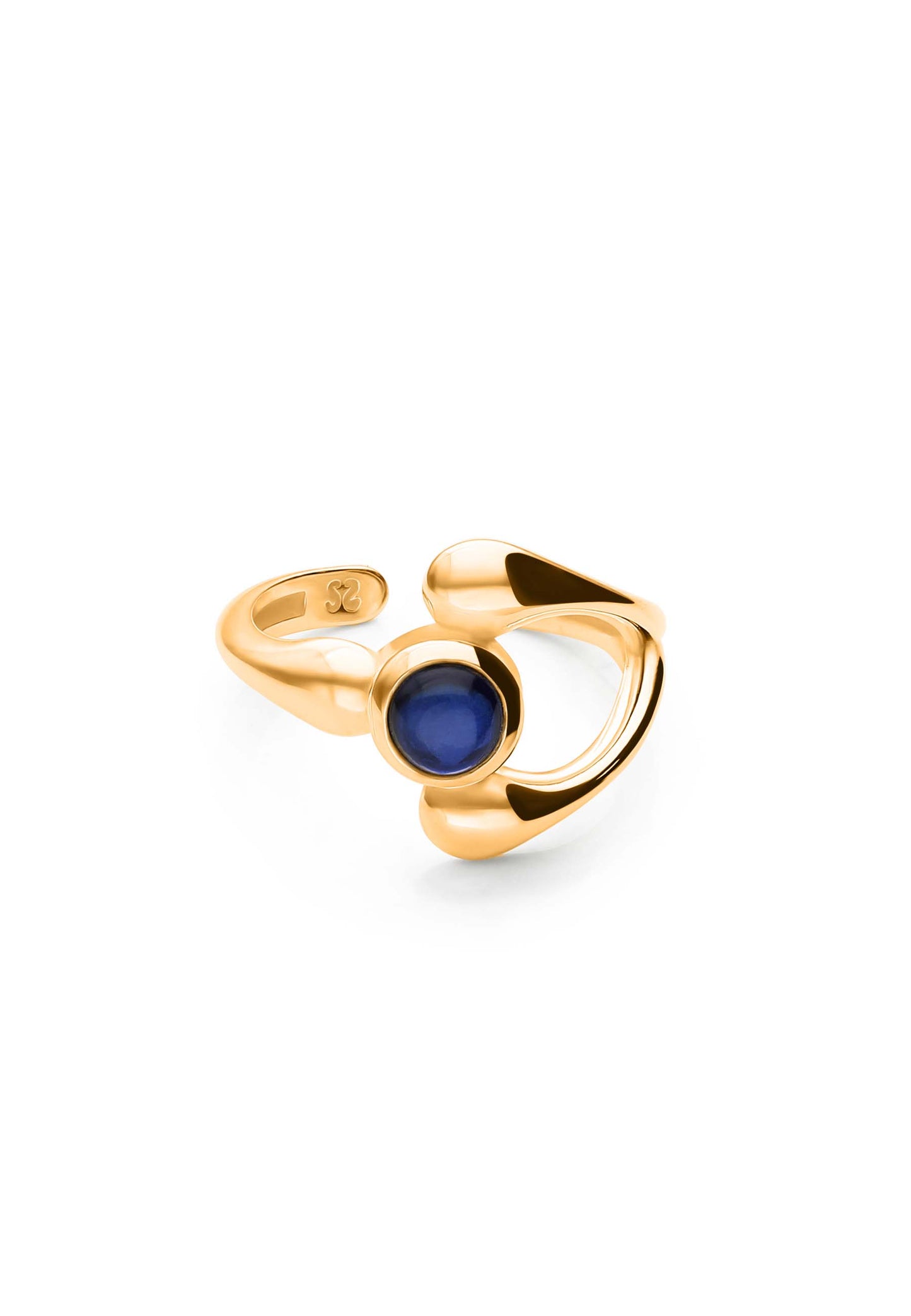 Anillo Midi Avikar Oro Foto Blanco