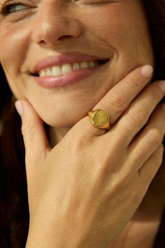 BAGUE ITIHAS PLAQUÉ OR