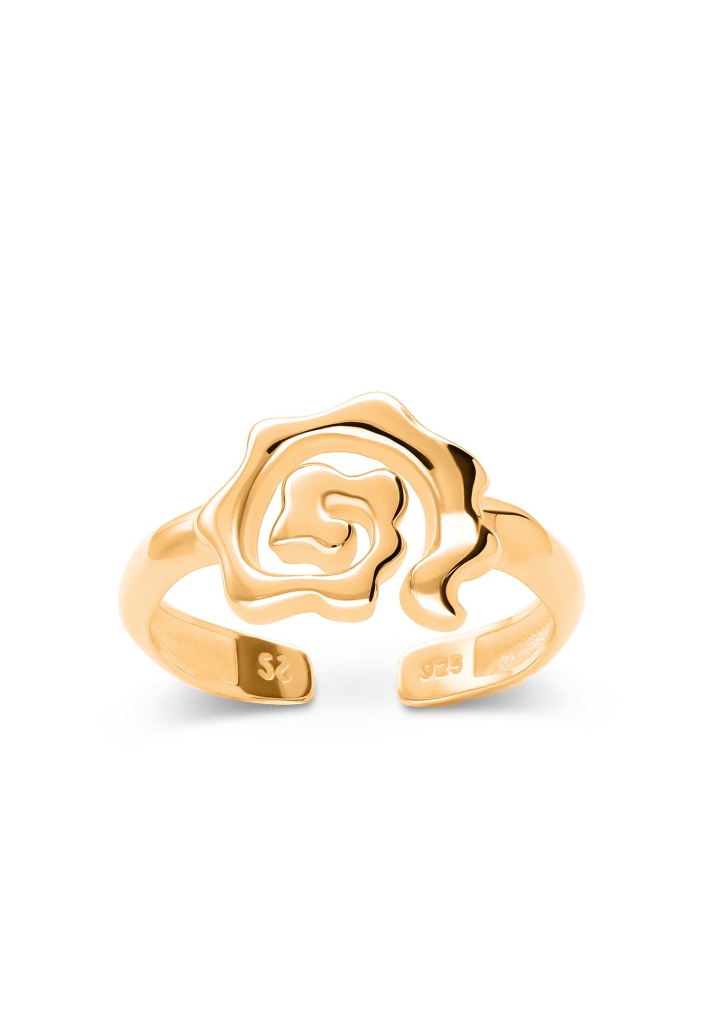 Anillo Subha Oro Foto Blanco