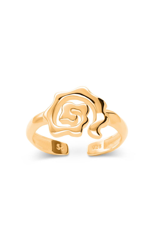 Anillo Subha Oro Foto Blanco