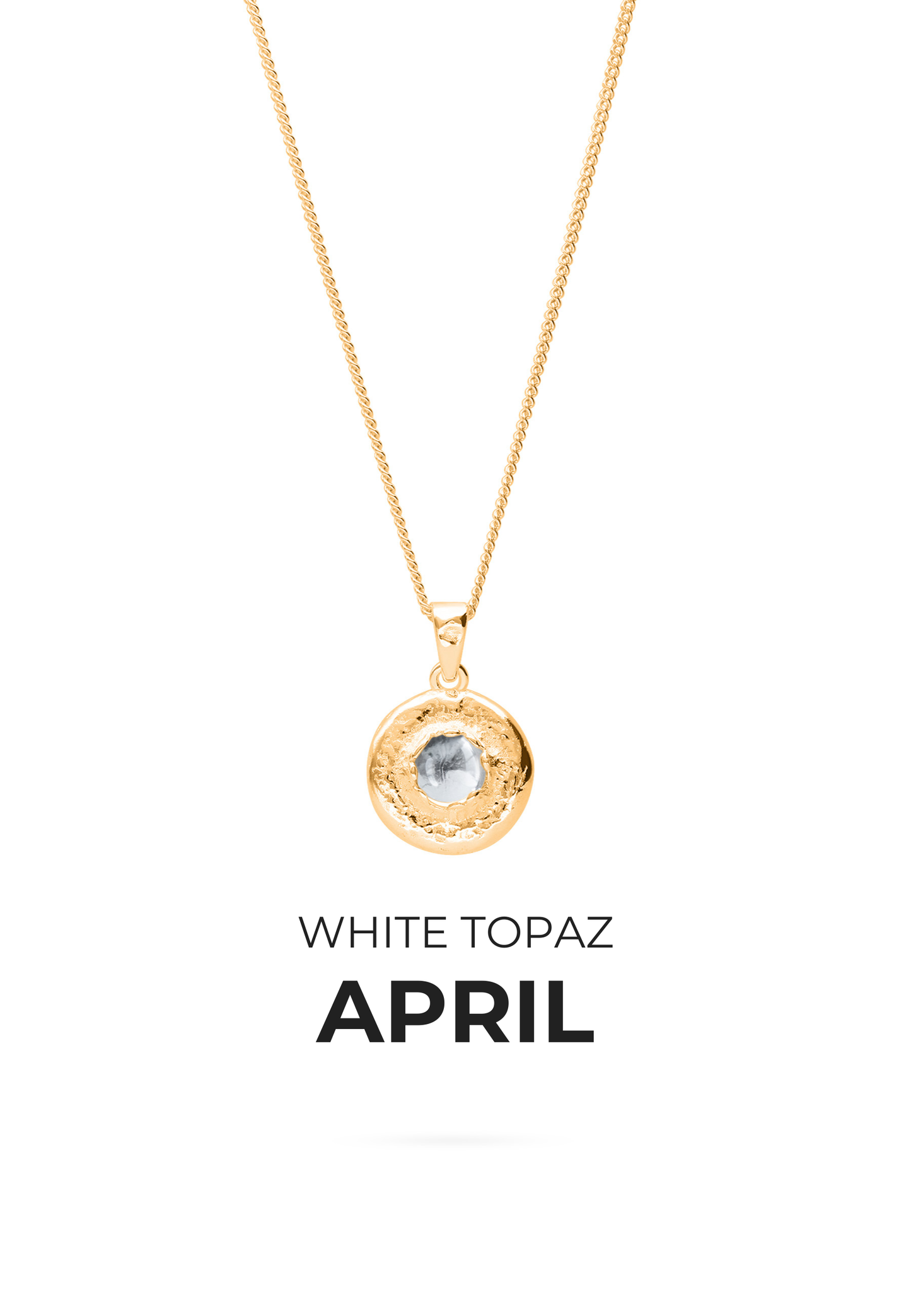 COLLAR PIEDRAS DE NACIMIENTO BAÑADO EN ORO