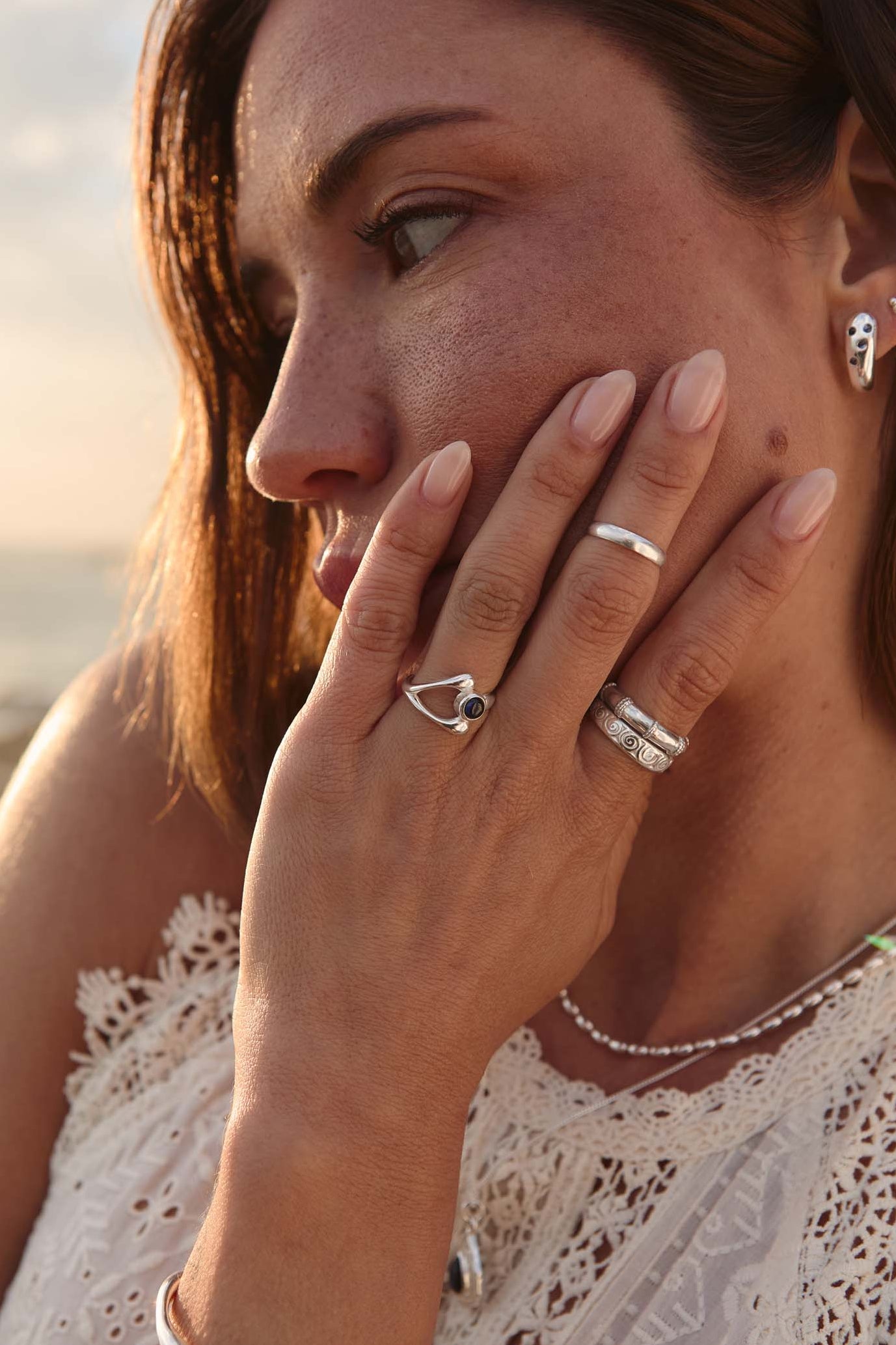 Anillo Avikar Plata Combi