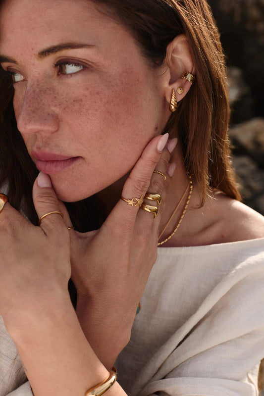 Anillo Fiyaz Oro Combi