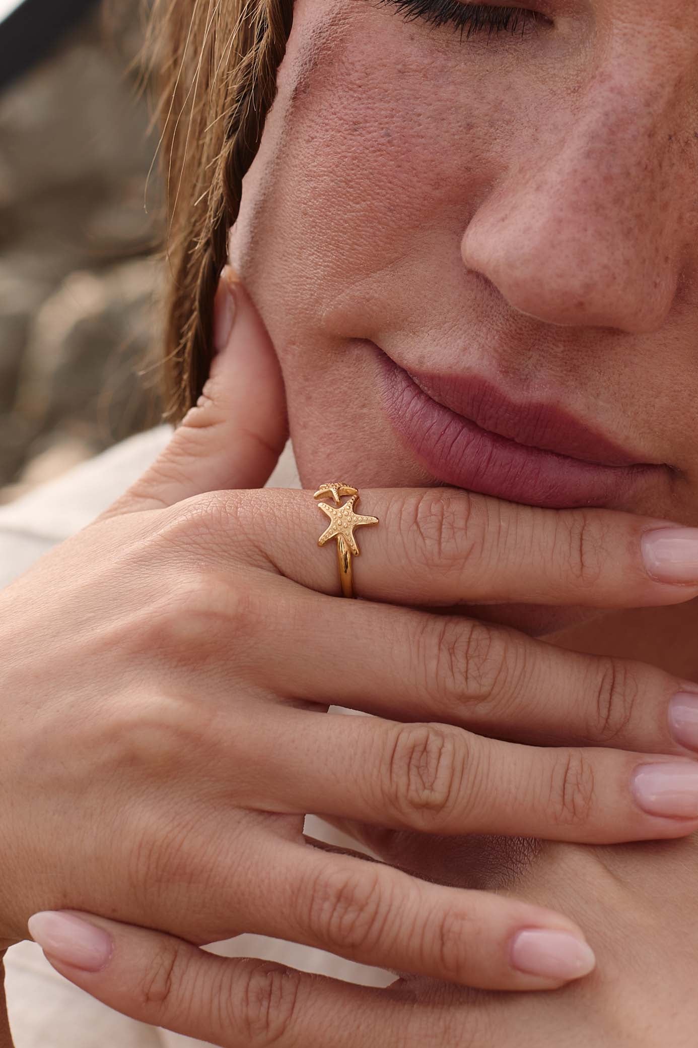 Anillo Fiyaz Oro Cuatro 