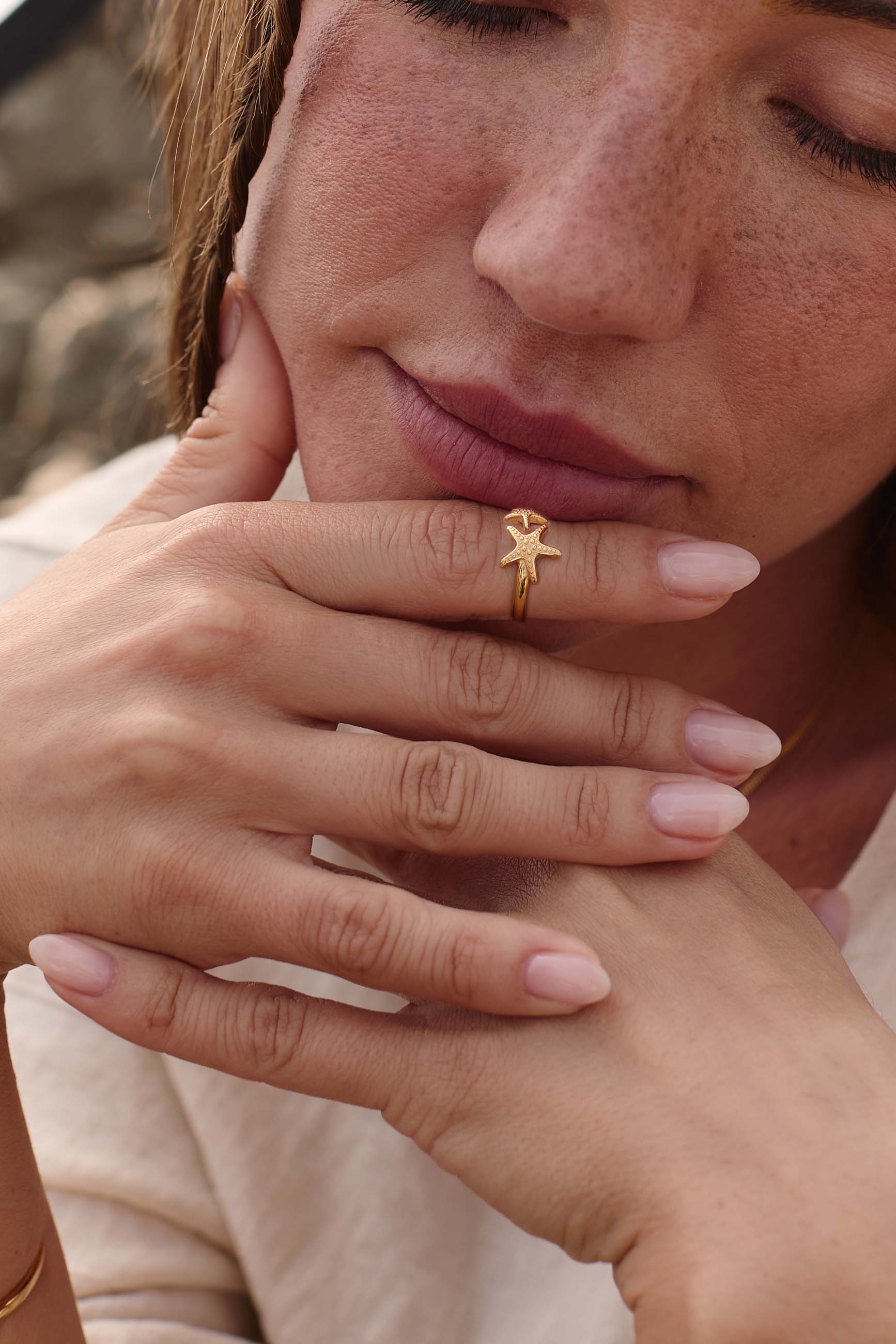 Anillo Fiyaz Midi Oro Uno