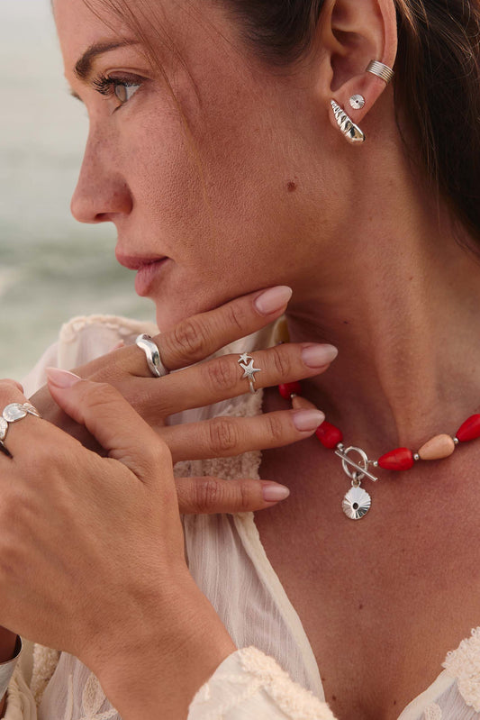 Anillo Fiyaz Midi Plata Uno