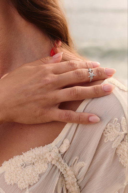 Anillo Fiyaz Midi Plata