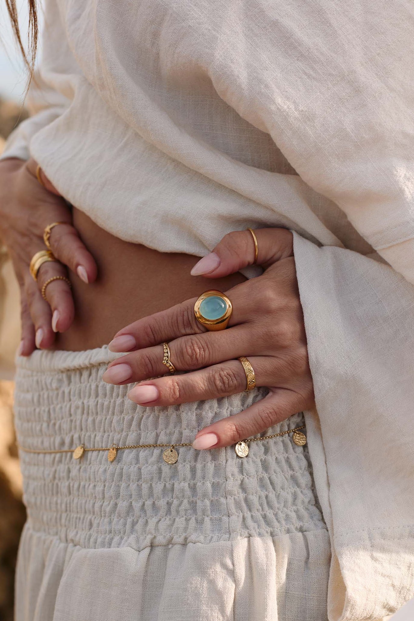 Anillo Manbir Oro Dos
