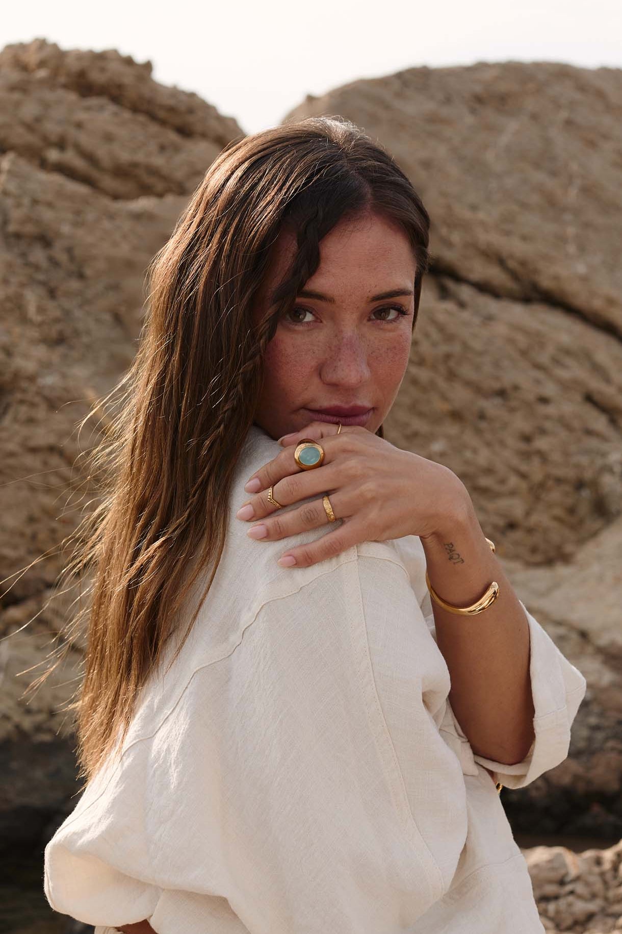 Anillo Manbir Oro Combi