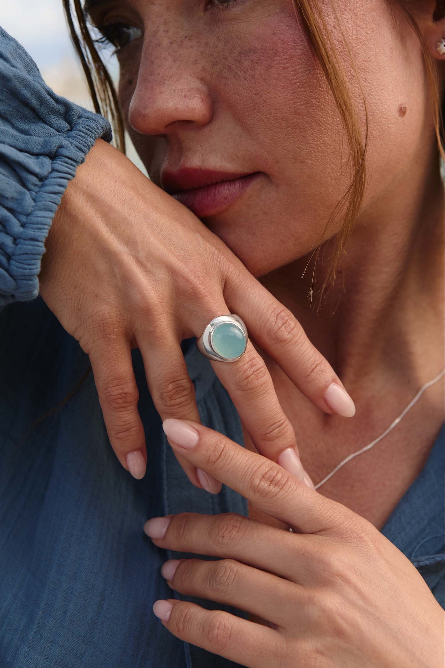 Anillo Manbir Plata Cuatro