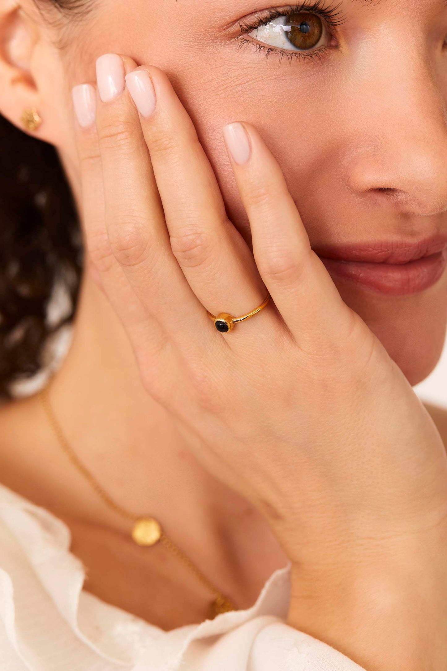 ANELLO MALINI ONICE IN ORO