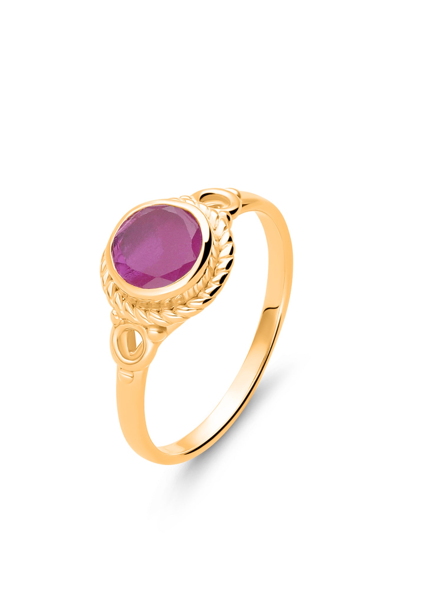 ANILLO AMIT BAÑADO EN ORO