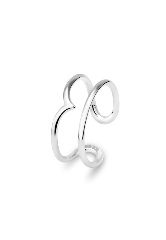 Anello Aperto Sole E Luna In Argento Sterling - 192845C01 - Foto 11