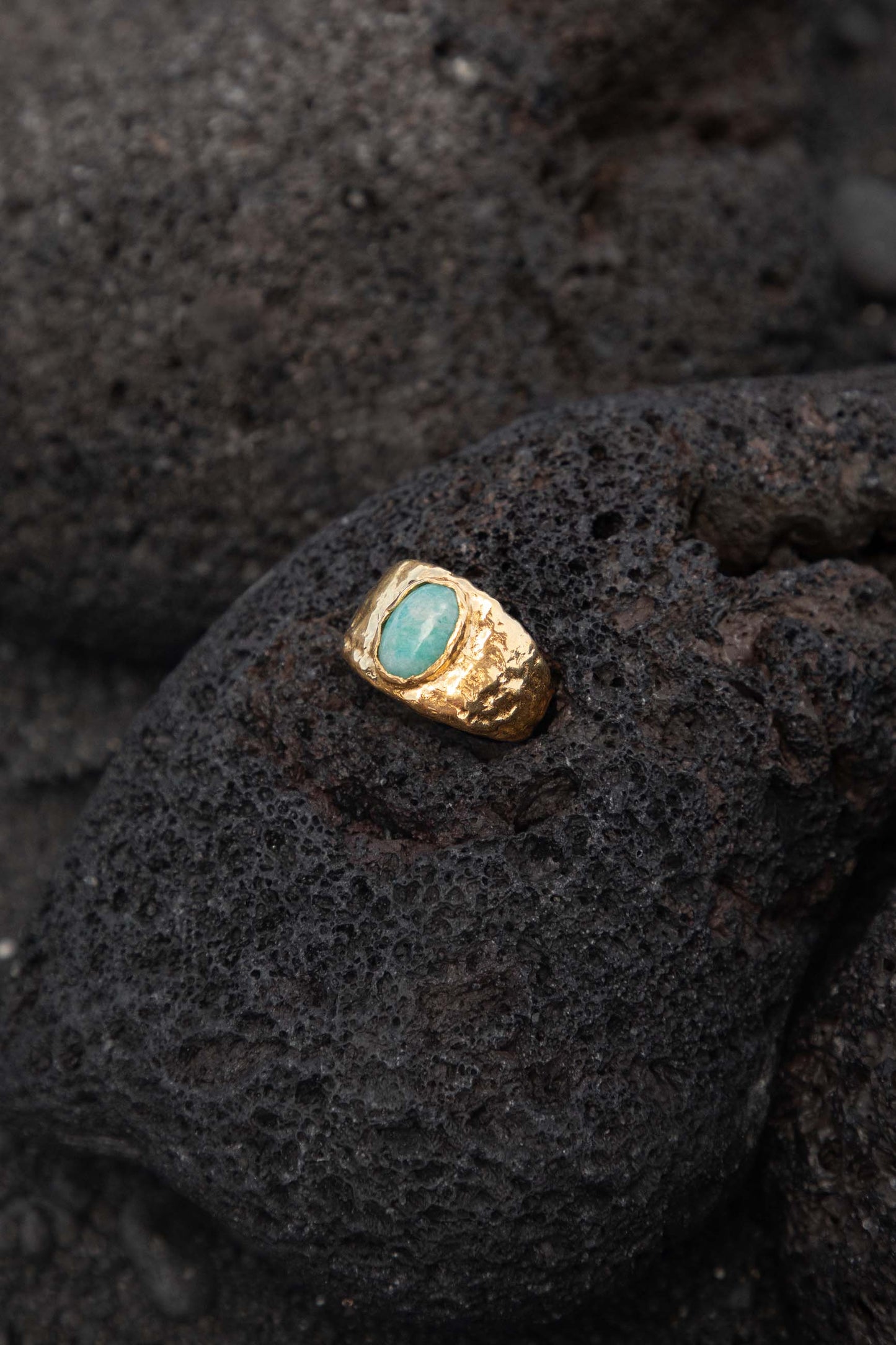ANILLO PRAKTI BAÑADO EN ORO