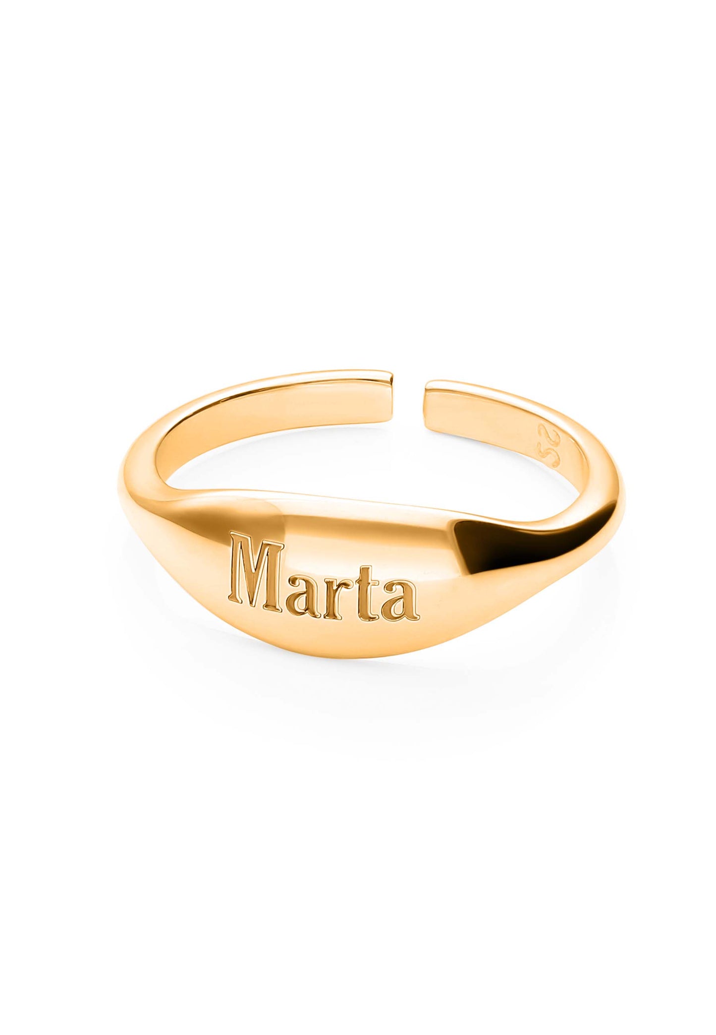ENGRAVED PURNIT GOLD RING