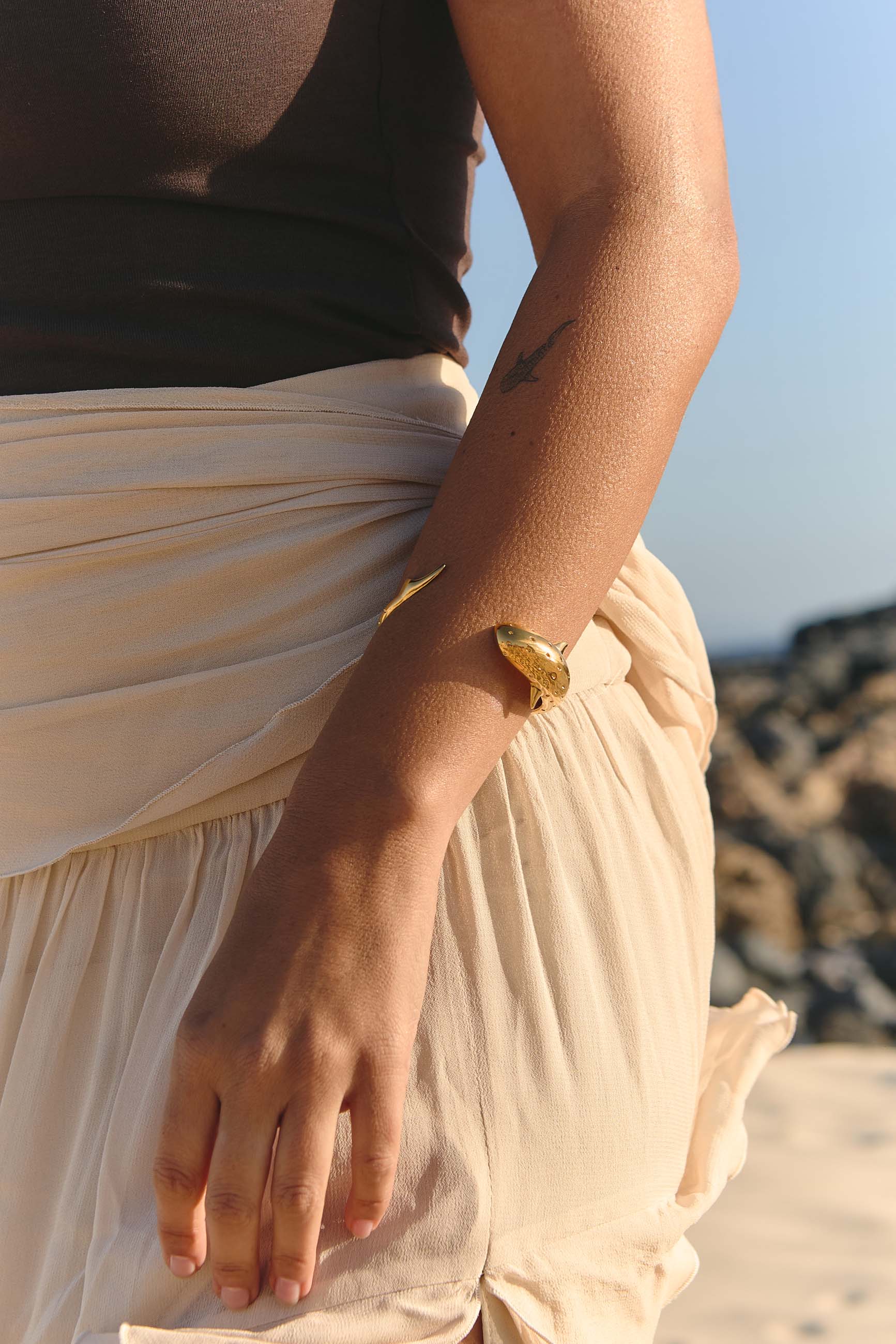 Brazalete SHANDAR Oro Dos
