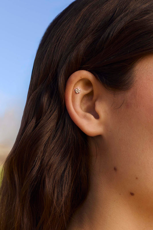 PIERCING CHAMELI BAÑADO EN ORO