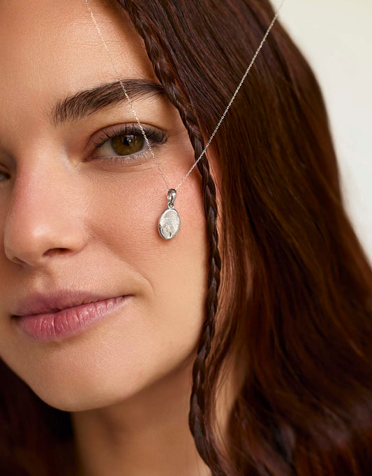 COLLAR MOHARA ORO BLANCO