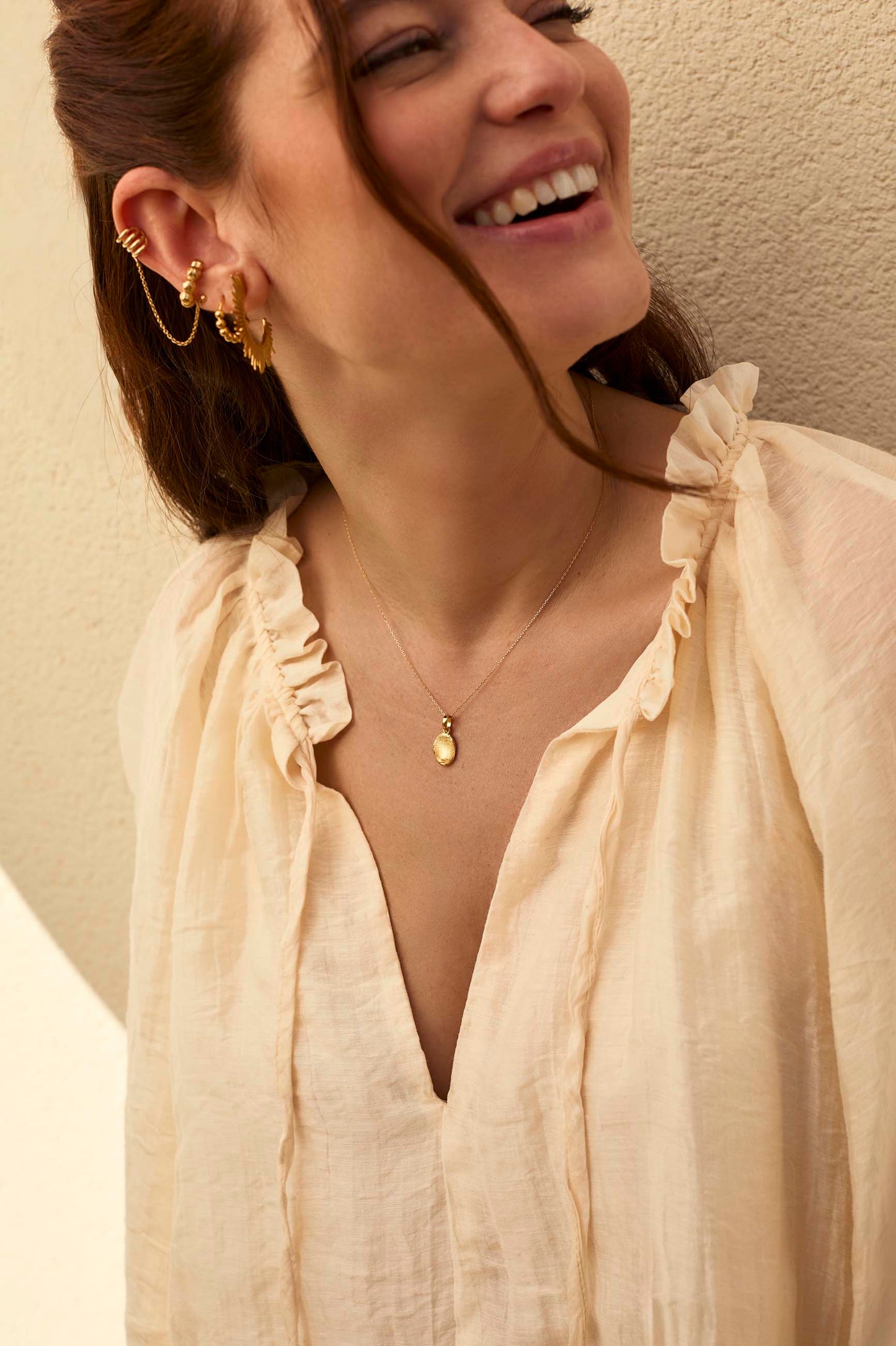 HALSKETTE MOHARA GOLD 18K