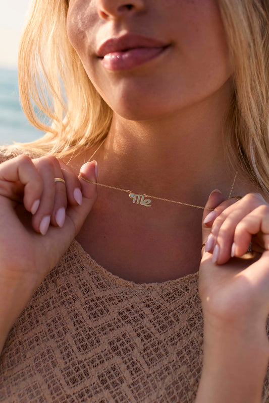 COLLIER PATHAREE ZODIAQUE PLAQUÉ OR