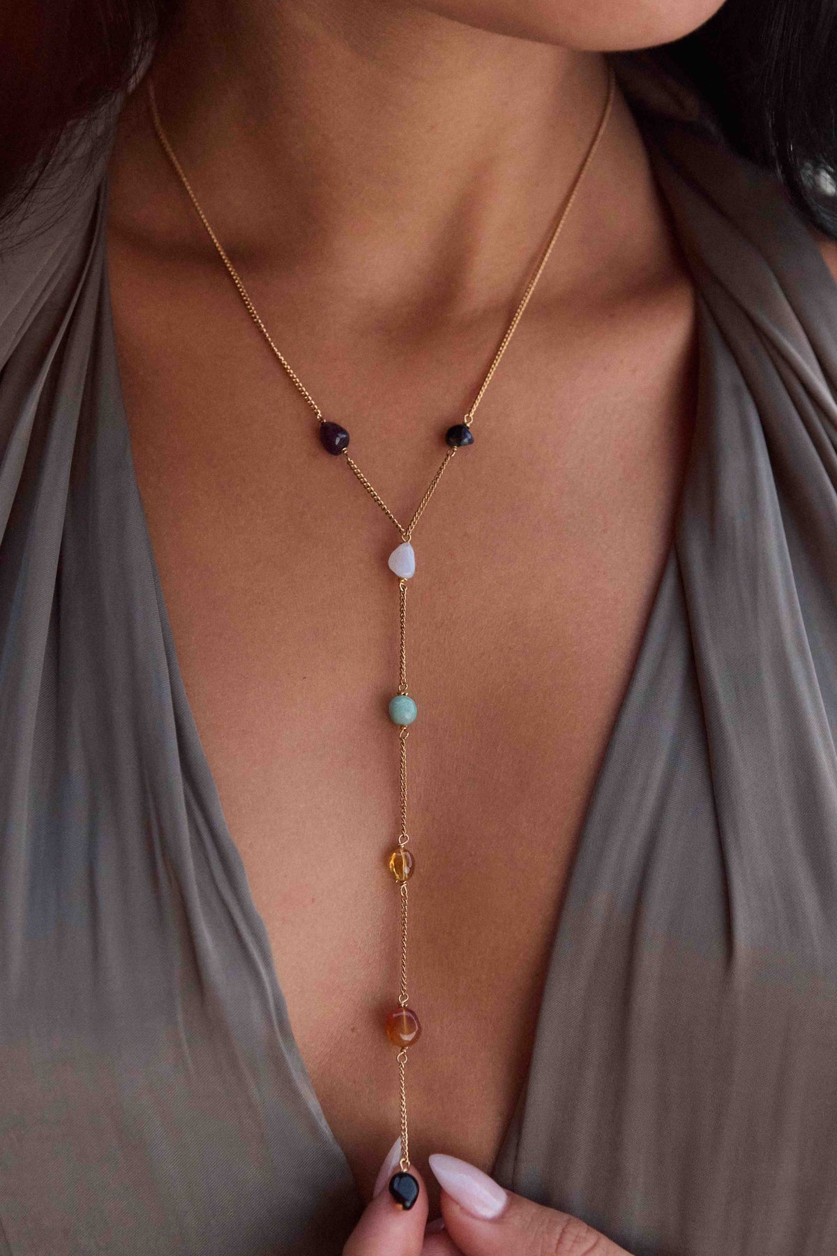 COLLIER KRUNDALINI PLAQUÉ OR