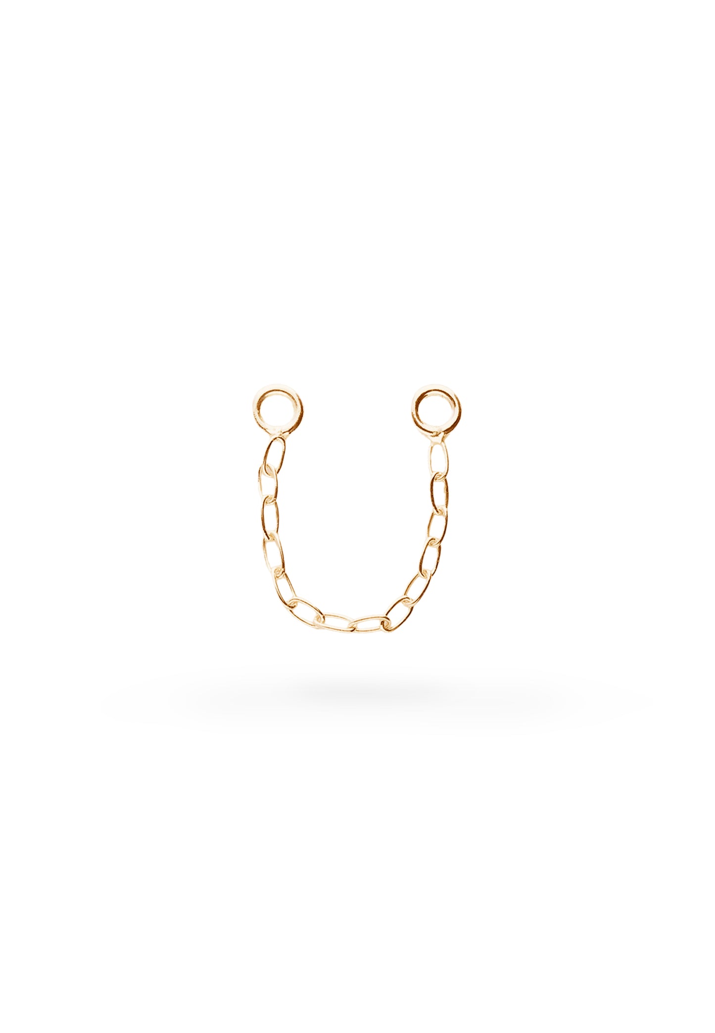 GOLD ANCHOR EARRING CHAIN