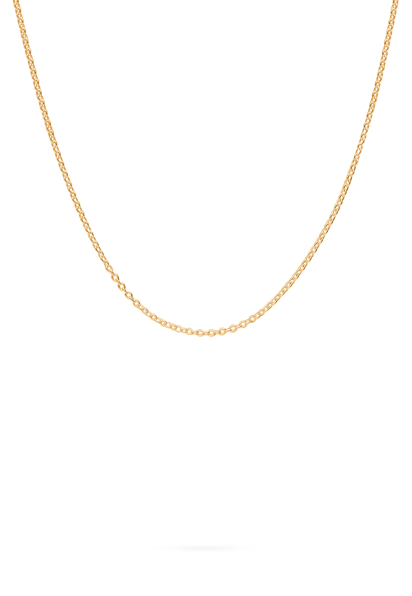 CADENA COLLAR (38+7) BAÑADA EN ORO