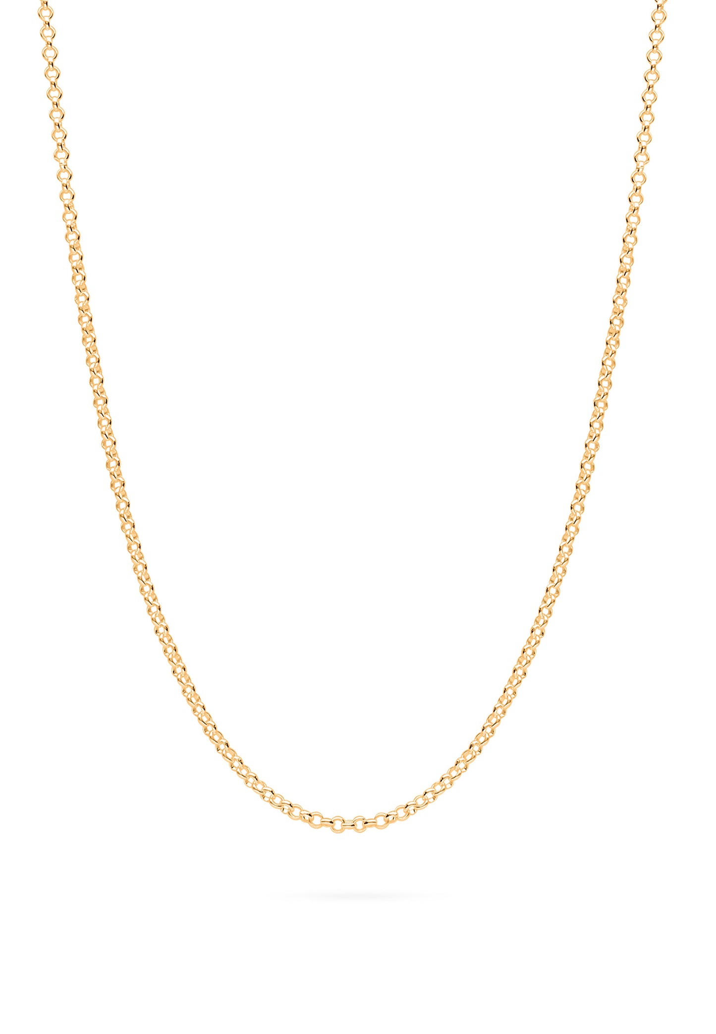 LONG ROLO CHAIN (55CM) GOLD