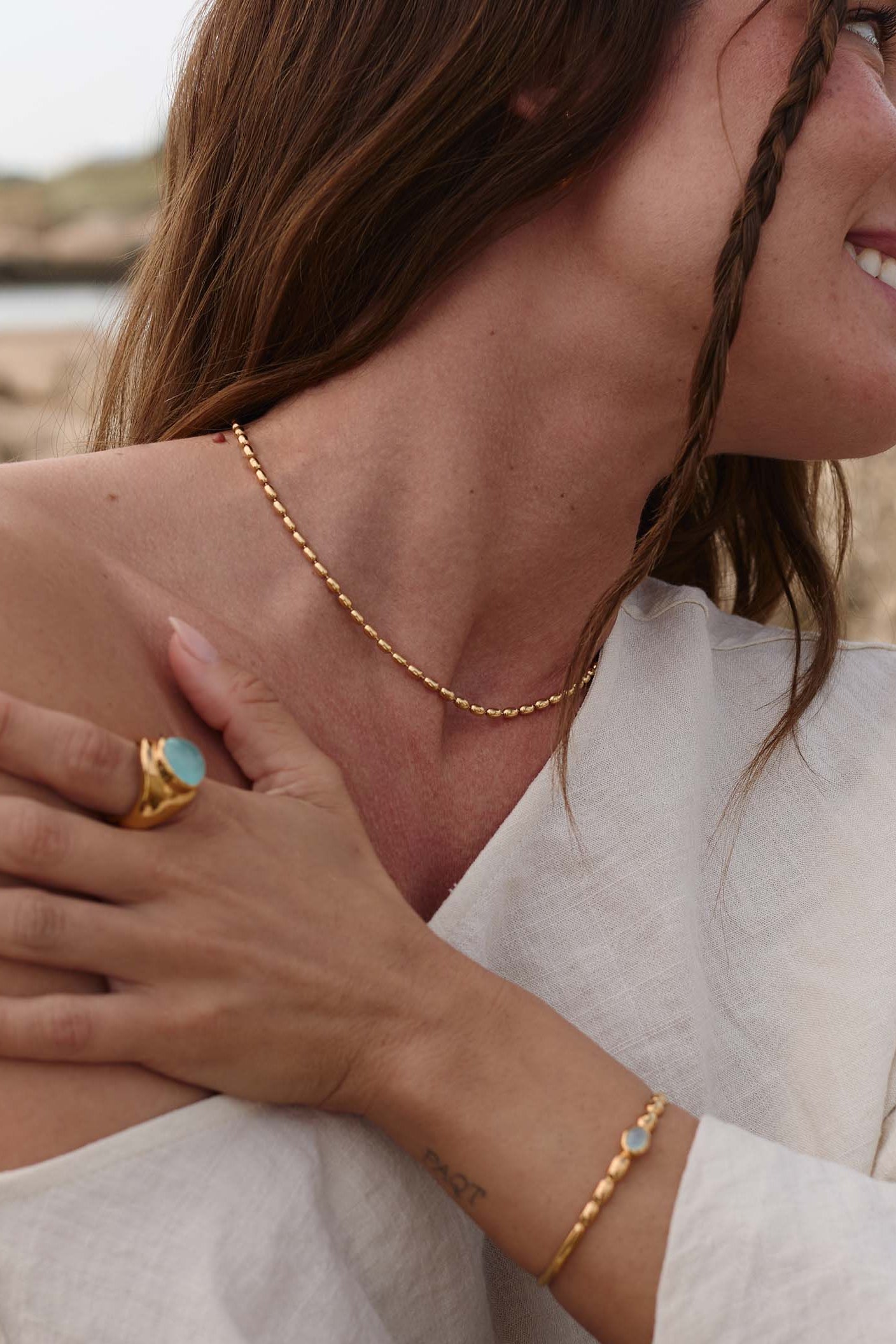 Collar Daurat Oro Dos