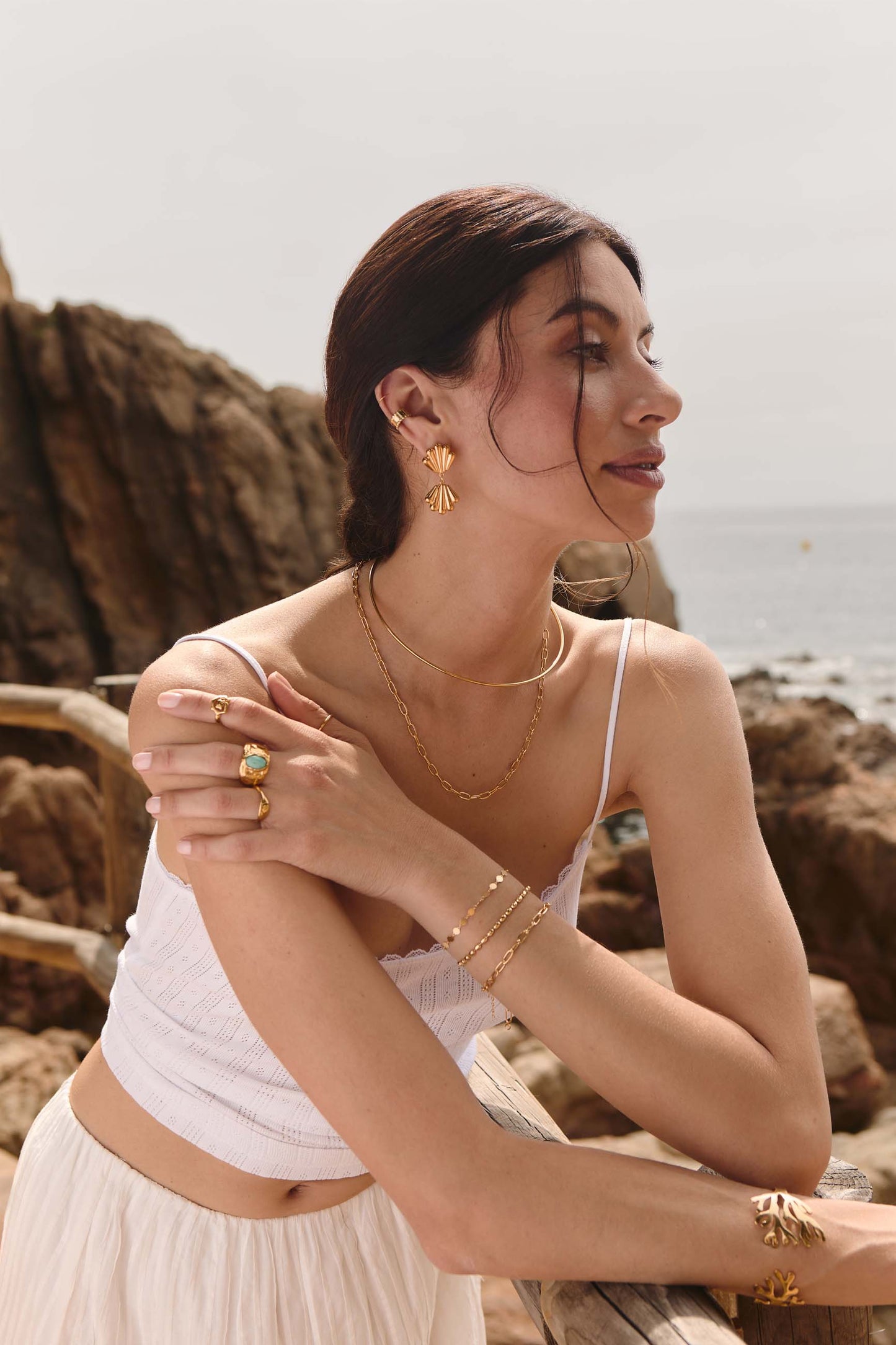 COLLAR DILRUBA BAÑADO EN ORO