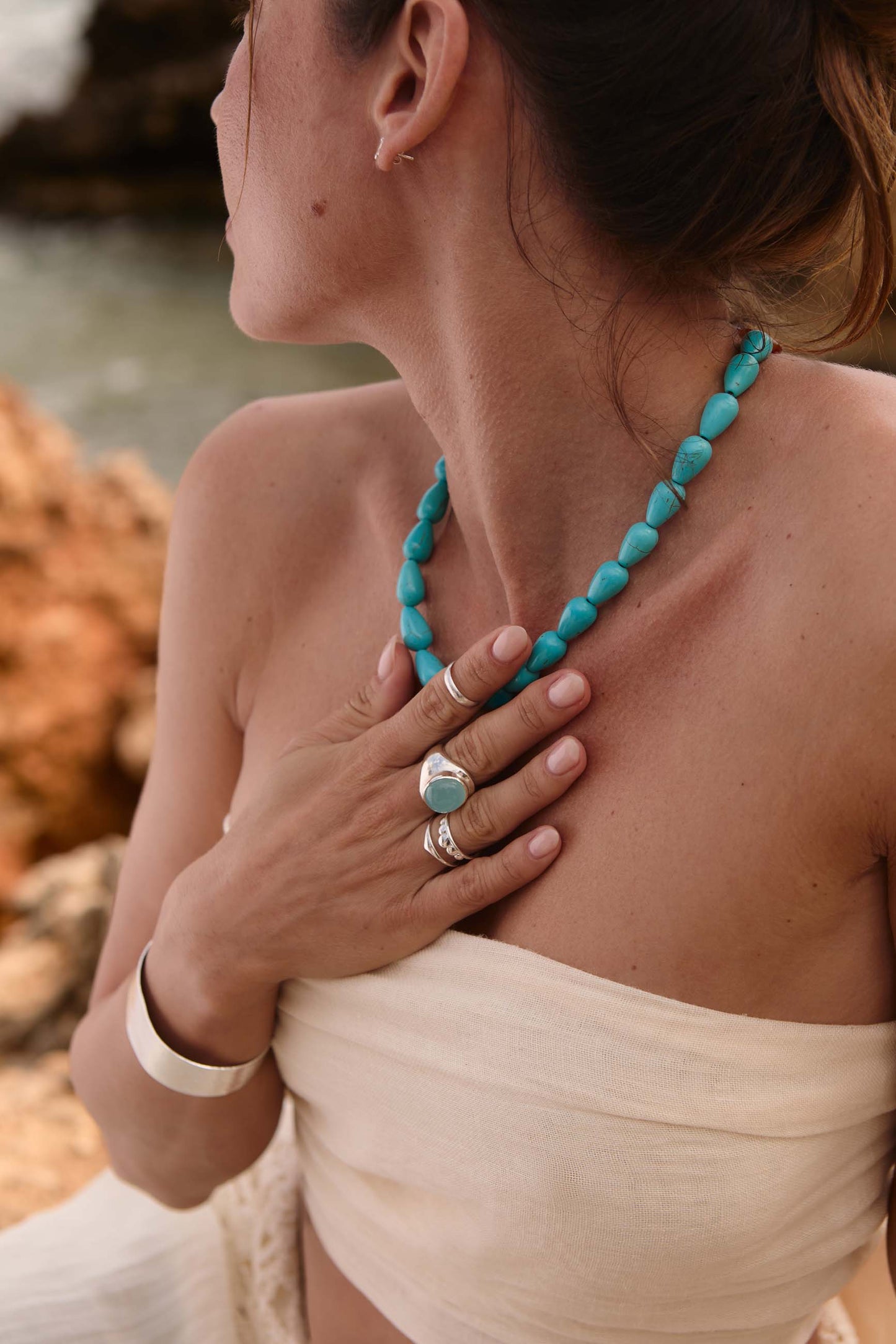 Collar Sham Plata Cinco