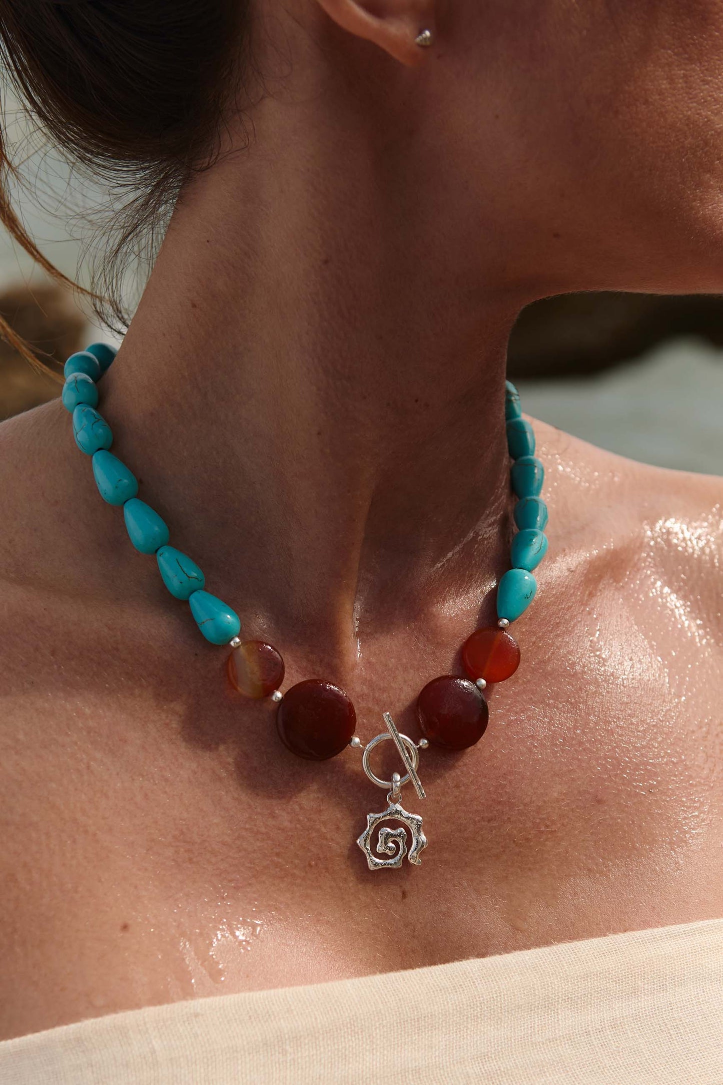 Collar Sham Plata Uno