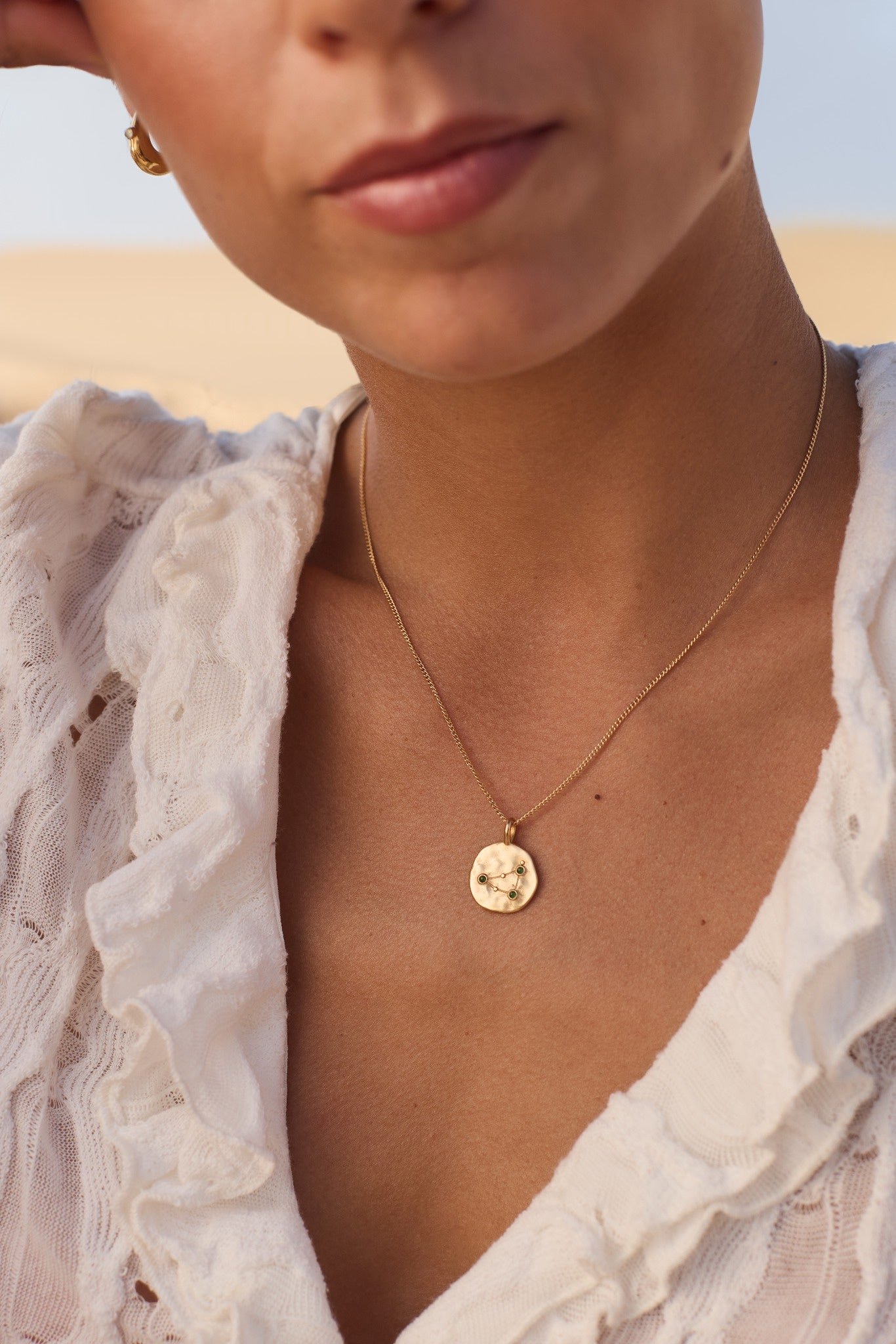 CONSTELLATION NECKLACE, GOLD-PLATED