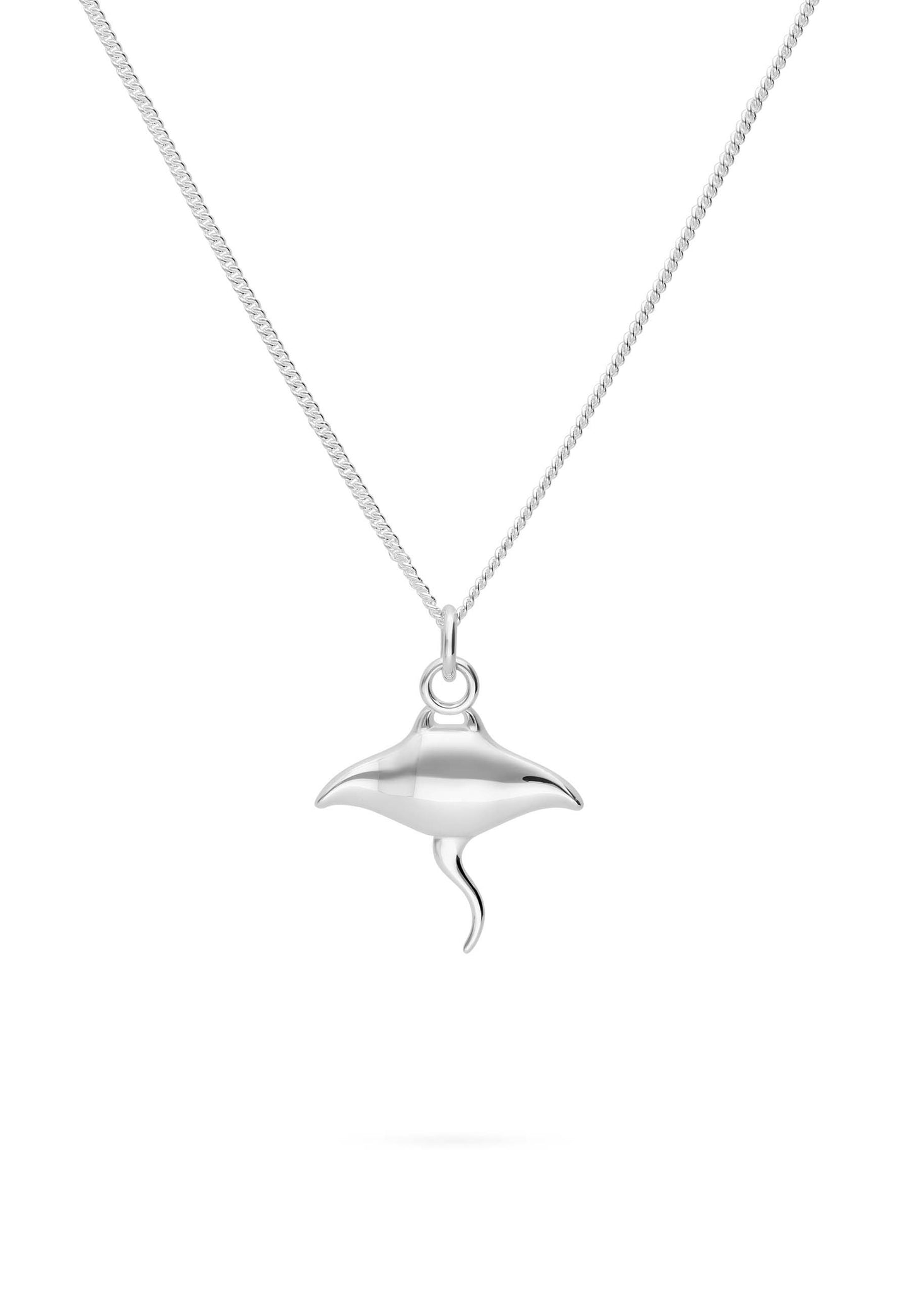 Collar AZADI Plata Foto Blanco