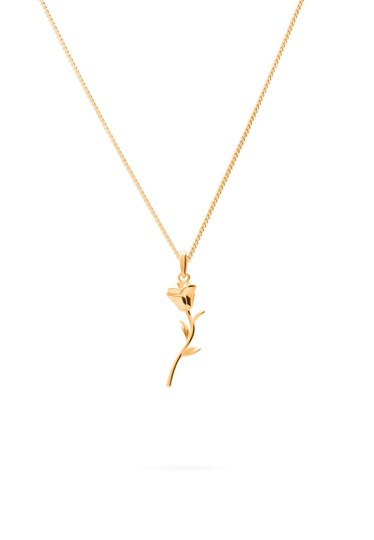 COLLAR GULABE BAÑADO EN ORO