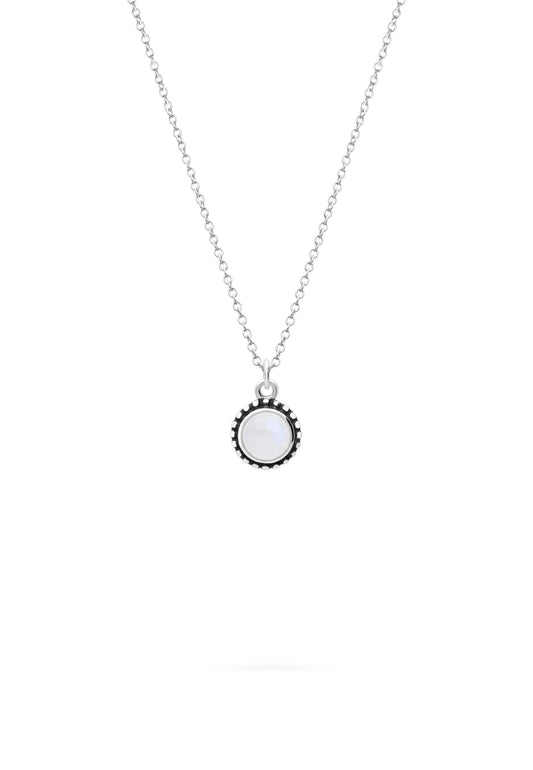 COLLAR SAVATI PIEDRA LUNA