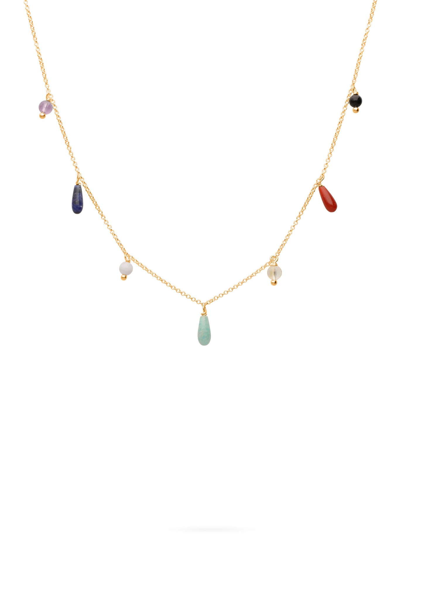 COLLAR SUSHUMNA BAÑADO EN ORO