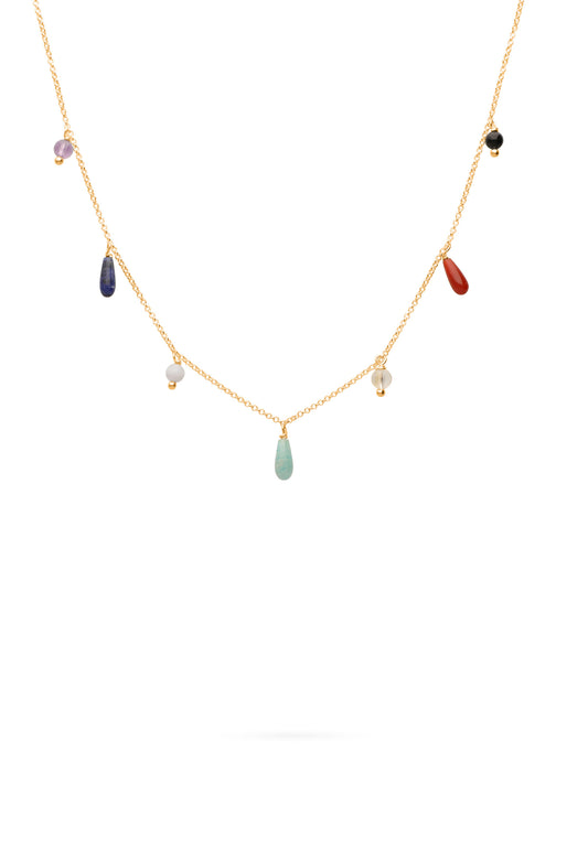 COLLAR SUSHUMNA BAÑADO EN ORO