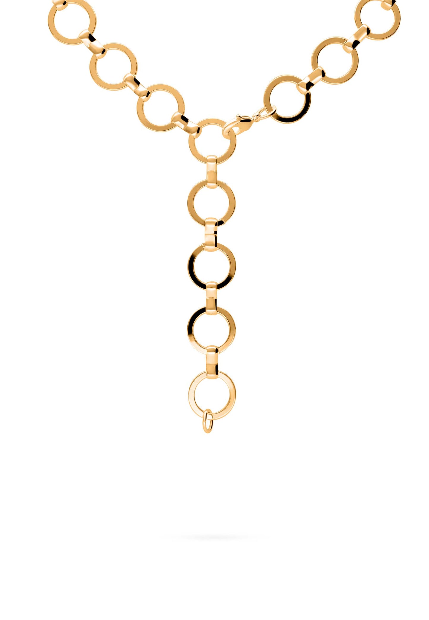 Collar Tyaga Oro Foto Blanco
