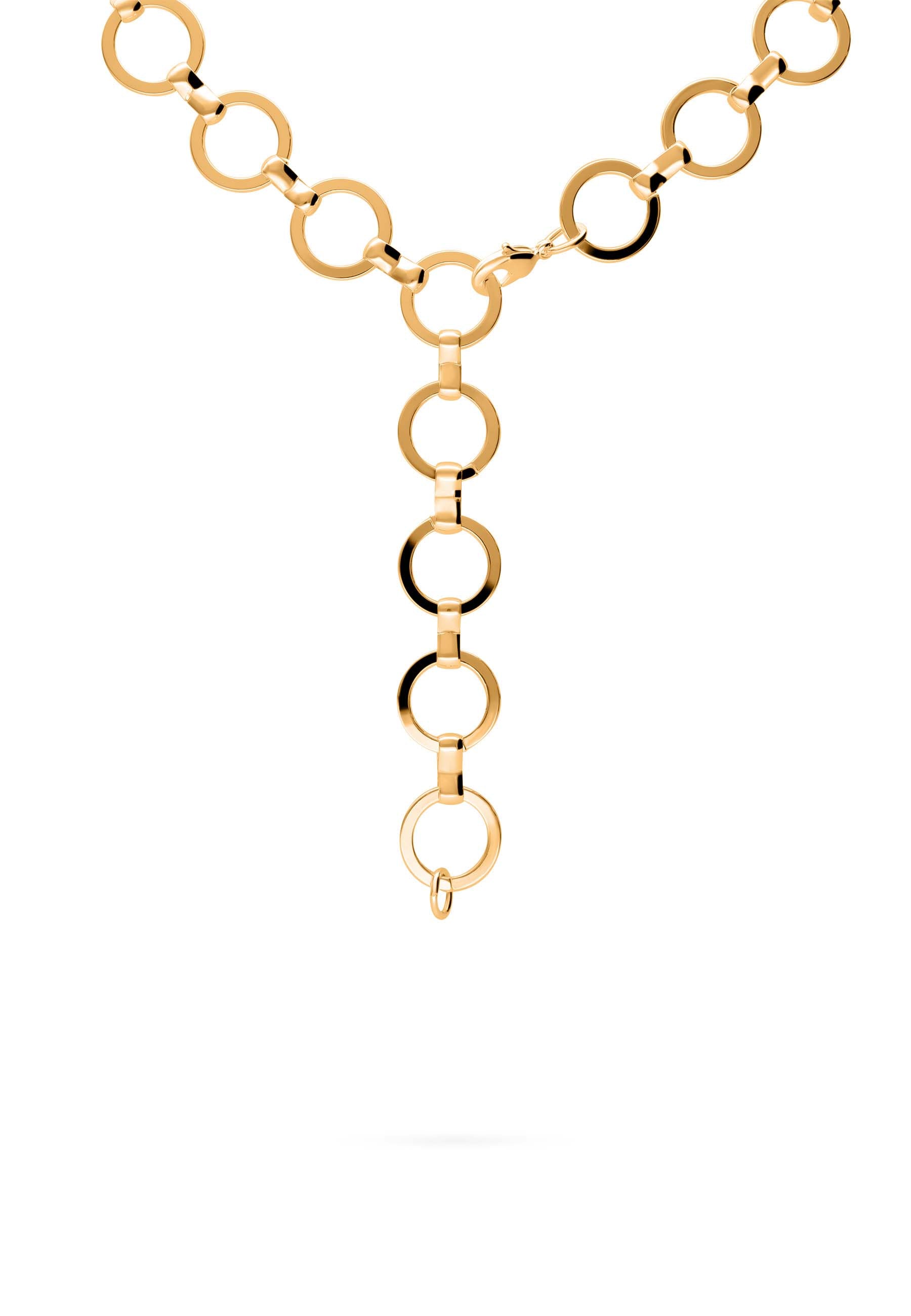 Collar Tyaga Oro Foto Blanco